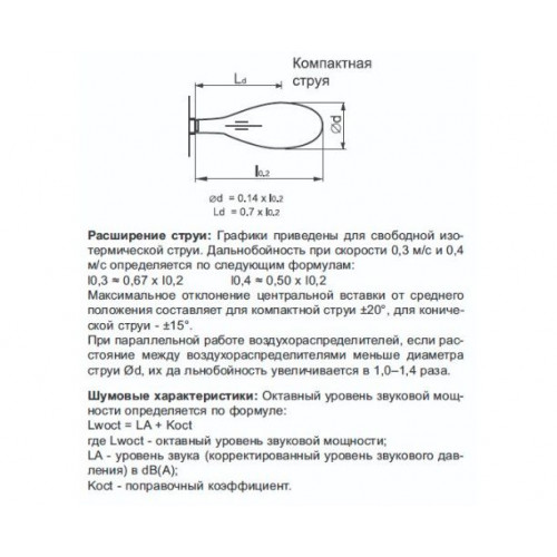 KVL 450 многоконусный сопловый диффузор