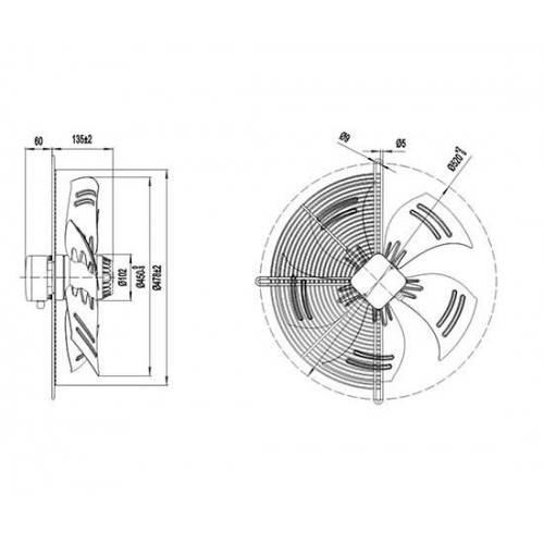 YWF4S-450BB на плоской сетке