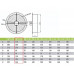 YWF2S-250BR нагнетающий в круглом фланце