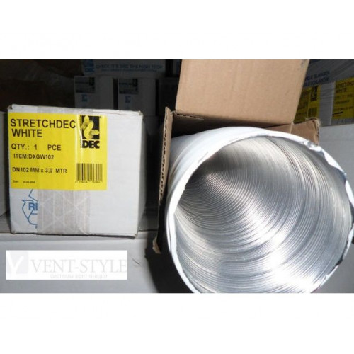 STRETCHDEC WHITE «DEC» 102 гибкий воздуховод