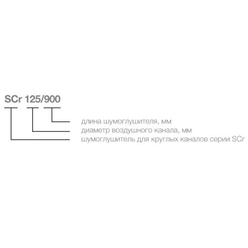 SCr 400/900 шумоглушитель Shuft для круглых воздуховодов